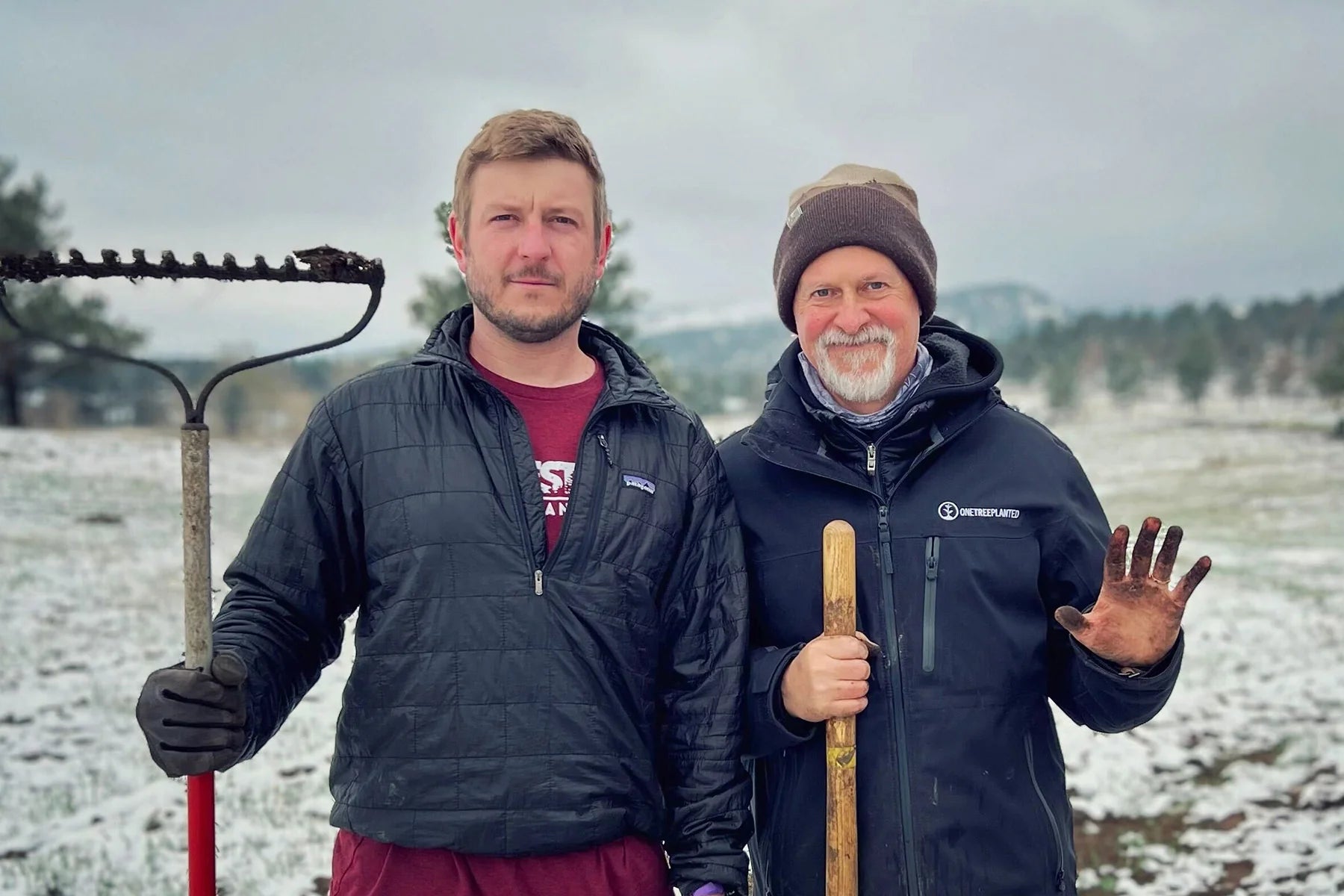 aaron and bill one tree planted earth day 2023