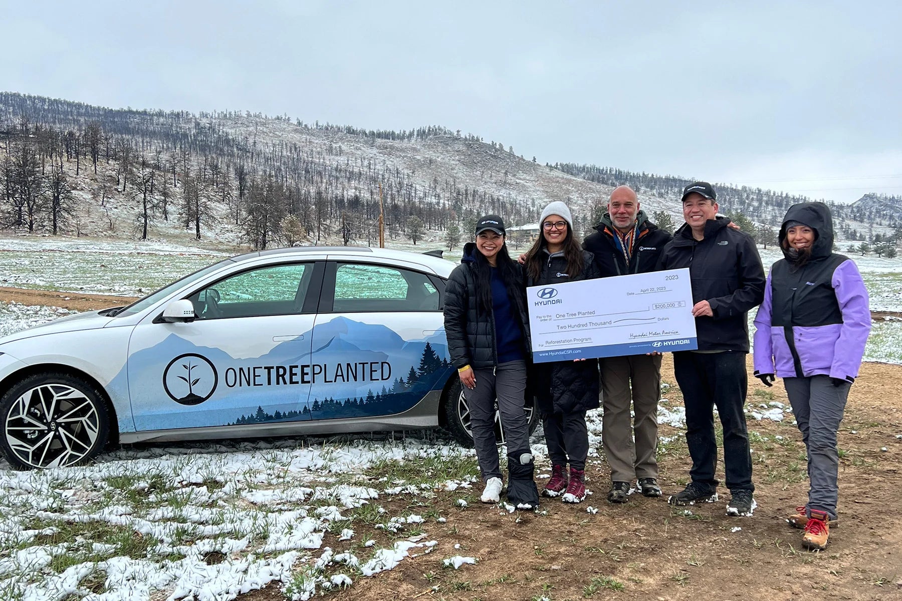 hyundai one tree planted earth day 2023