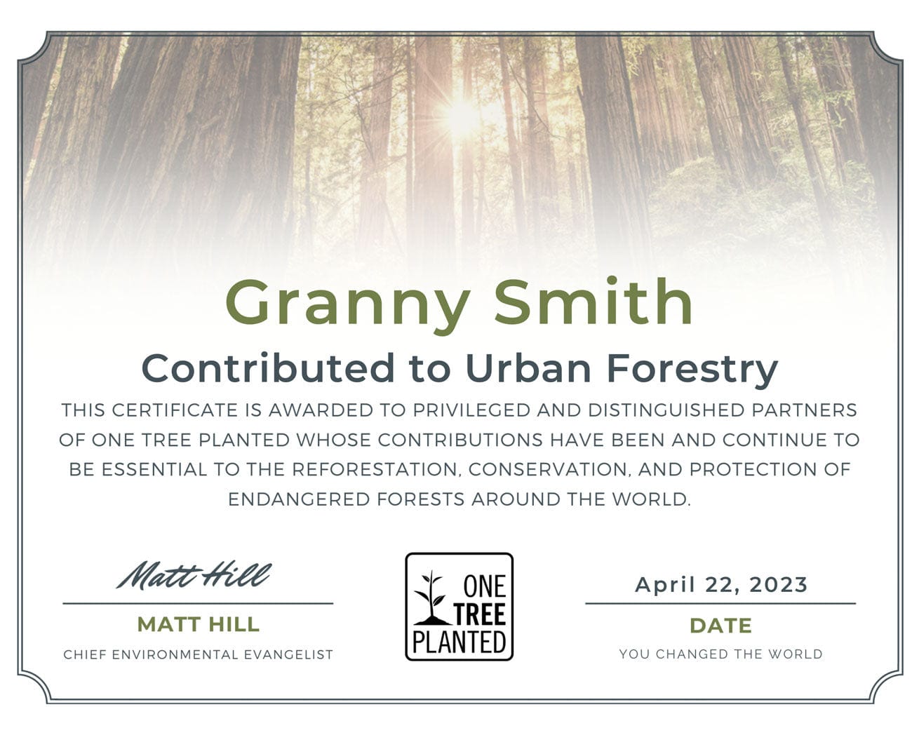 Urban Forestry